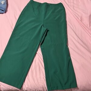 Nine West Green Wide Leg Pants
